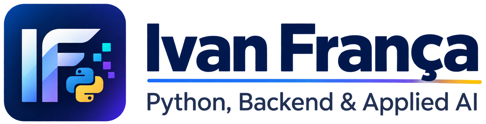 Ivan França - Python, Backend & Applied AI